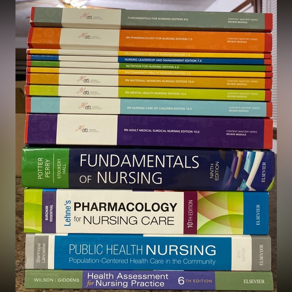 ATI/nursing books willing to split up and sell what you want
